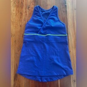 lululemon athletica Blue Tank Top